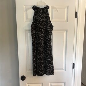 Banana Republic Black and White Halter Sundress--Size 4